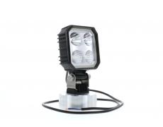 Work light LED square 90X90mm - cable